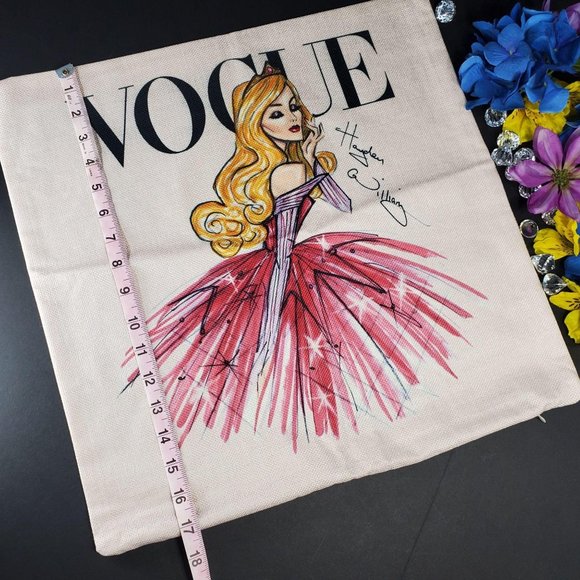 Sleeping Beauty Cushion Cover Princess Aurora Home Decorative Throw Pillowcase - Picture 8 of 10